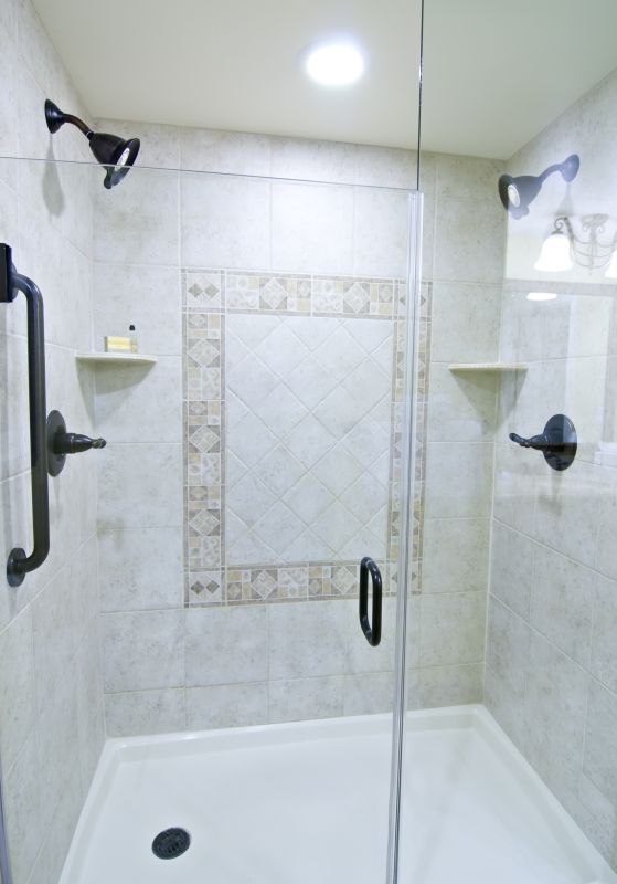 Corner Walk-in Shower with Door