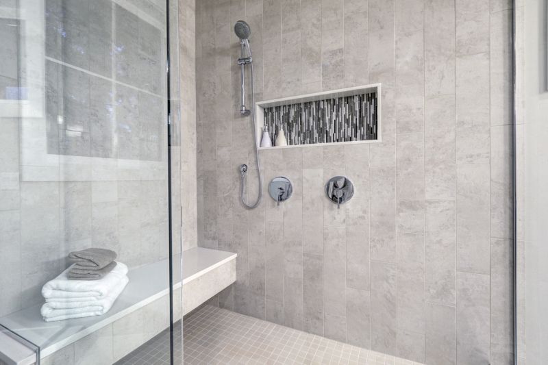 Sleek Shower with Niche Storage